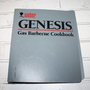 Vintage 1991 Weber Genesis Gas BBQ Cookbook binder  (b.i.)